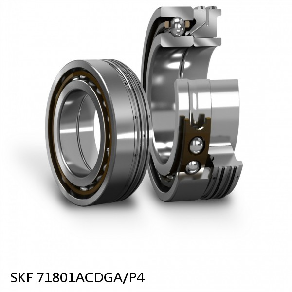 71801ACDGA/P4 SKF Super Precision,Super Precision Bearings,Super Precision Angular Contact,71800 Series,25 Degree Contact Angle