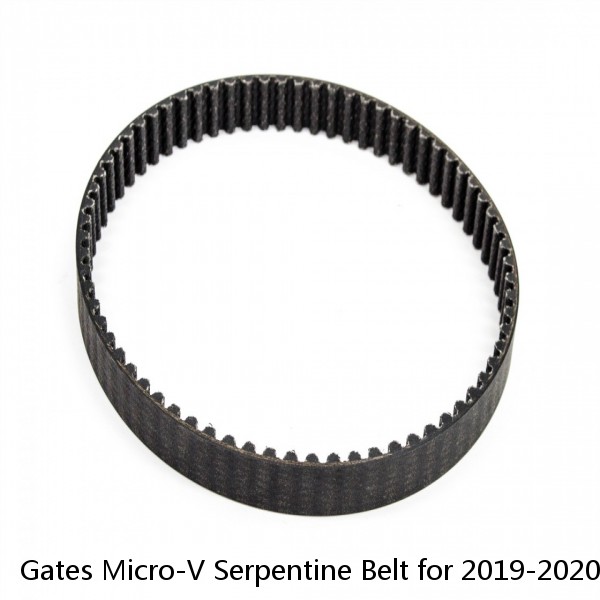 Gates Micro-V Serpentine Belt for 2019-2020 BMW 330i xDrive 2.0L L4 vs
