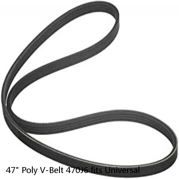 47" Poly V-Belt 470J6 fits Universal #1 small image