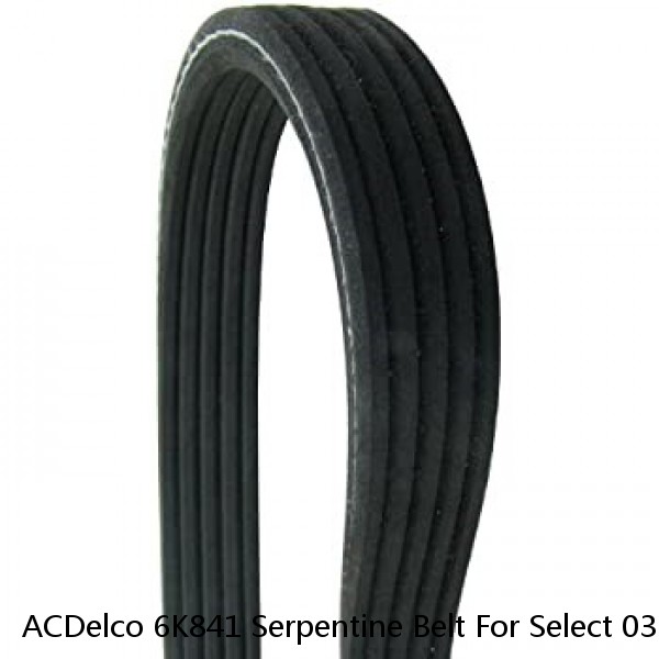 ACDelco 6K841 Serpentine Belt For Select 03-17 Acura Honda Mercedes-Benz Models #1 image
